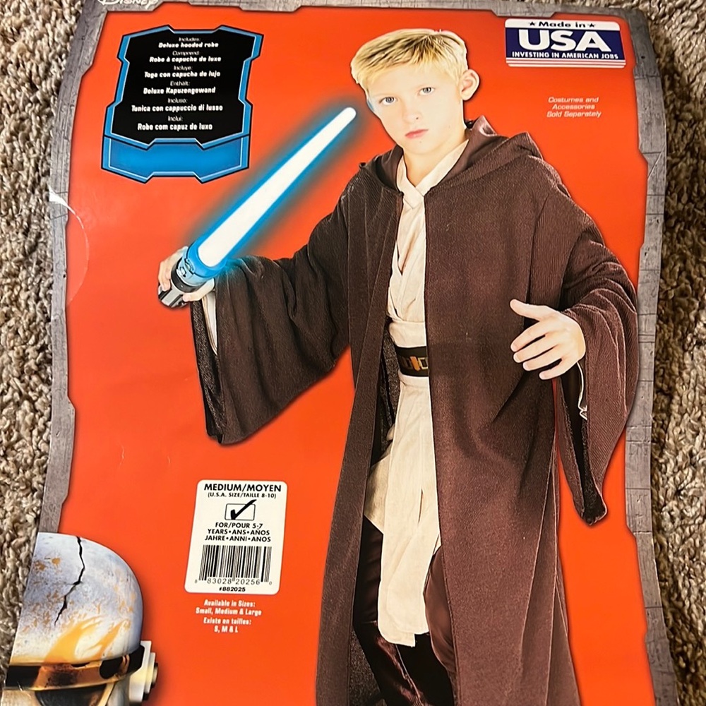 Star wars one piece jacket size 8-10 year old